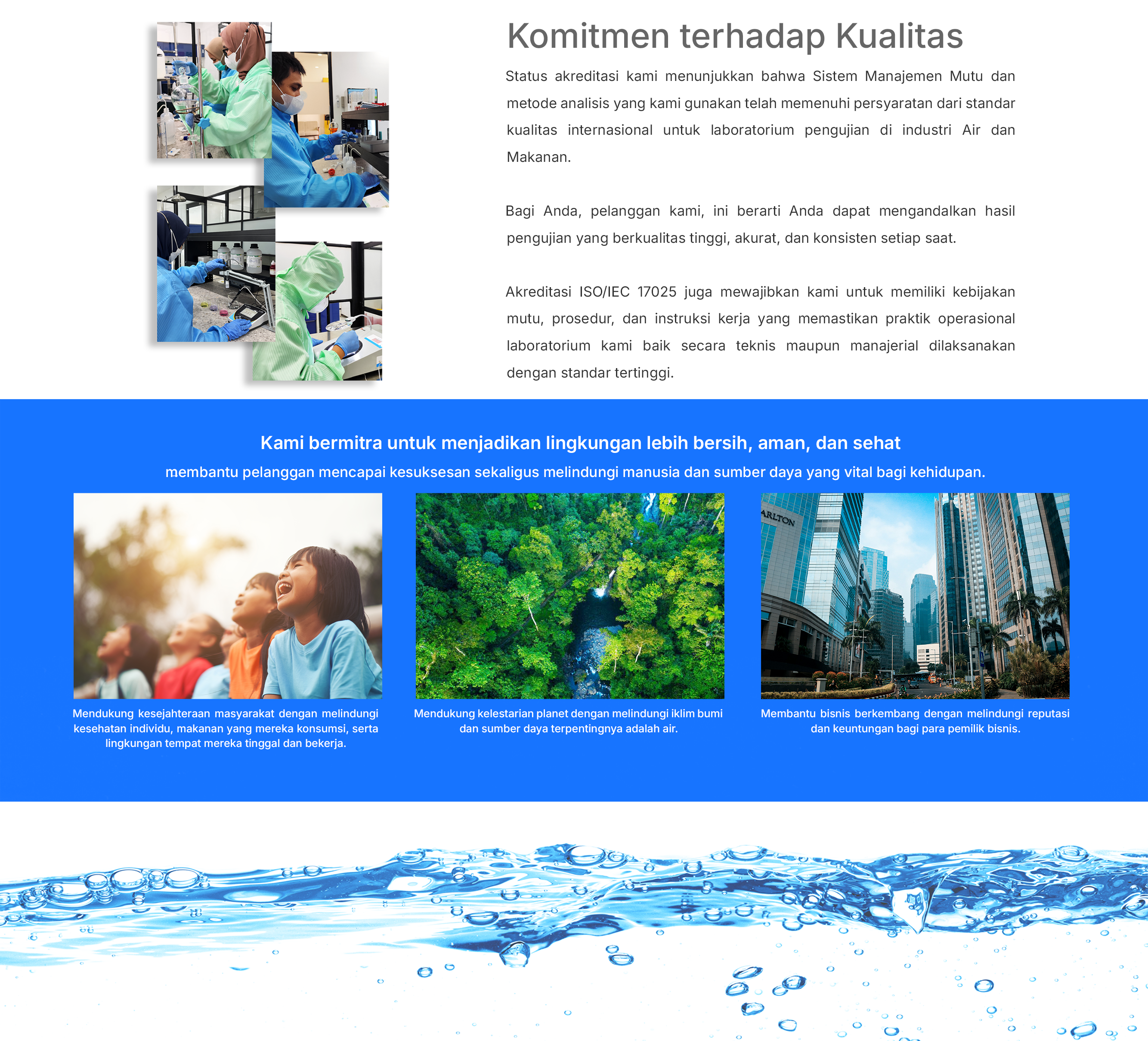 Check for Contaminants